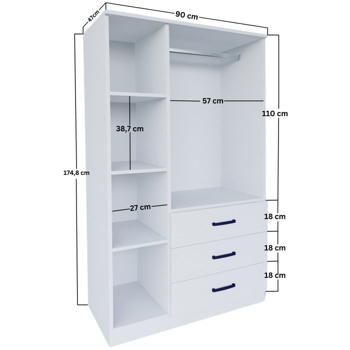 Hanah Home Easy 1600-52 Blanco mate Hanah Home Easy 1600-52 Blanco mate